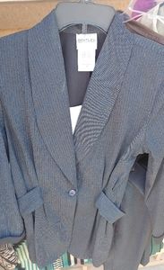 Pin stripe suit
